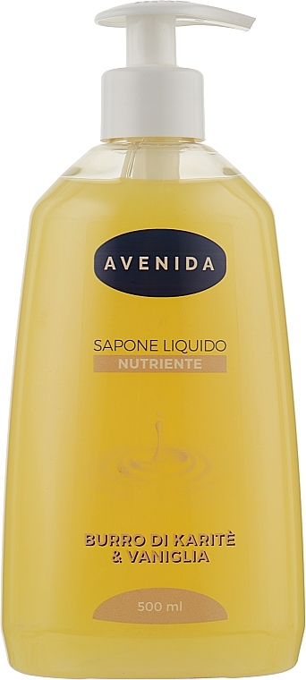 Жидкое мыло с экстрактом карите и ванили - Avenida Liquid Soap