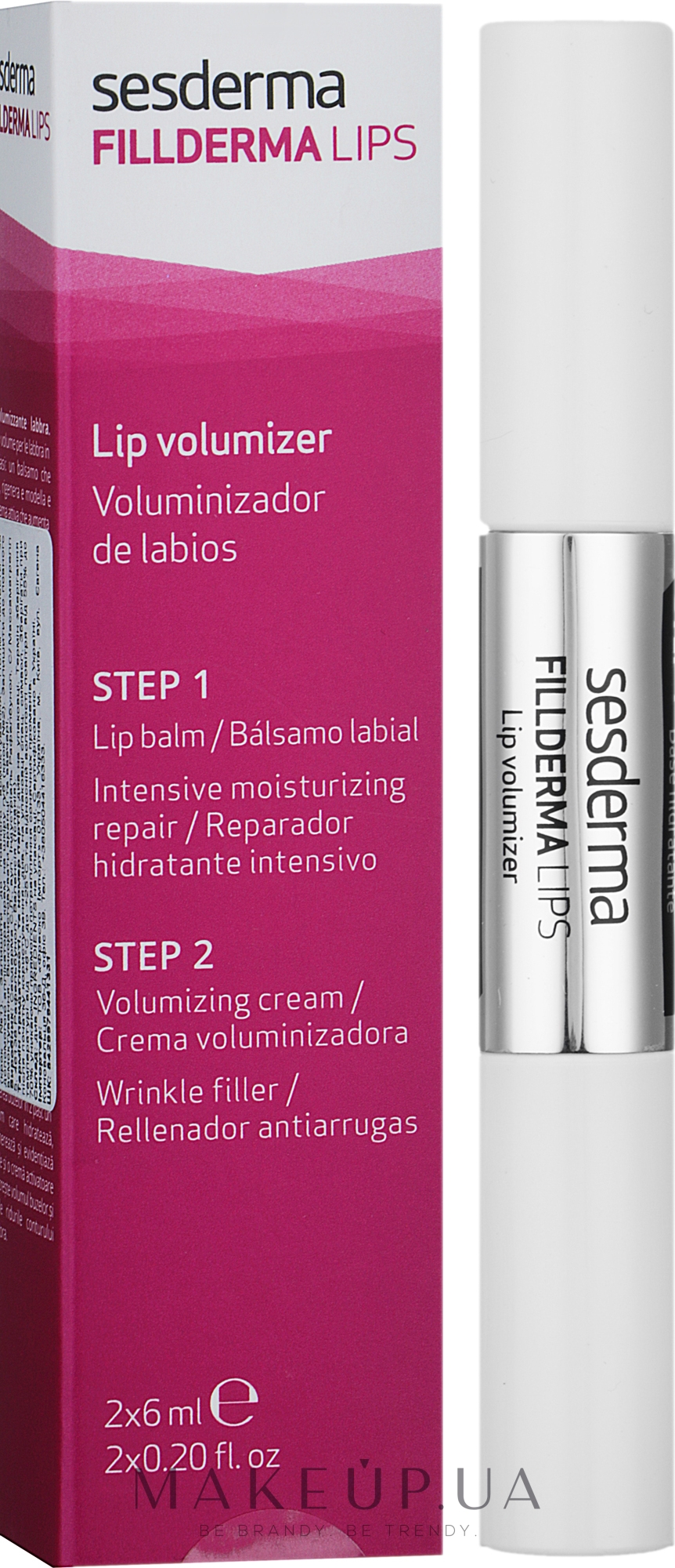 Средство для увеличения губ - SesDerma Laboratories Fillderma Lips Lip Volumizer — фото 2x6ml