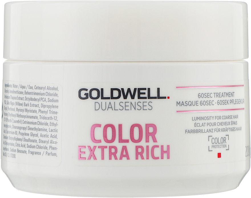 Маска для інтенсивного догляду за 60 секунд - Goldwell Dualsenses Color Extra Rich 60sec — фото N3