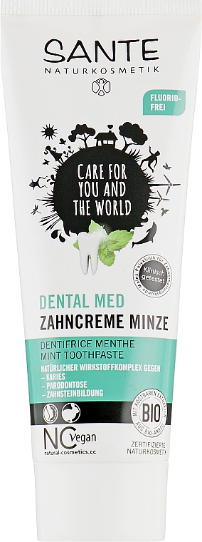 Паста зубна трав'яна - Sante Dental Care Mint — фото N1