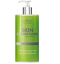 Парфумерія, косметика Крем-маска для тіла та ніг з ароматом груші - Farmona Professional Skin Cream Mask Pear Extract