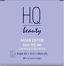 Пілінг для тіла "Розгладження та живлення" - H.Q.Beauty Argan Edition Body Peeling — фото N1