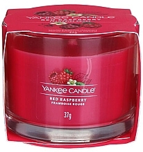 Ароматическая свеча в стакане "Красная малина" - Yankee Candle Red Raspberry (мини) — фото N1
