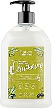 Парфумерія, косметика Мило рідке з екстрактом оливи - Barwa Natural Liquid Soap With Green Olive