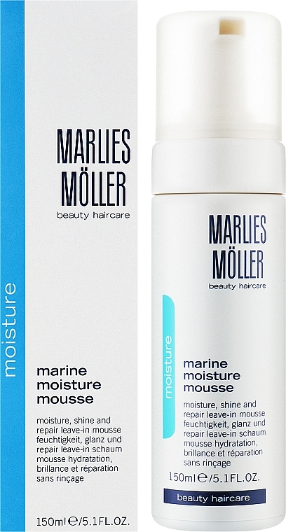 Увлажняющая пенка-мусс для волос - Marlies Moller Marine Moisture Mousse — фото N4