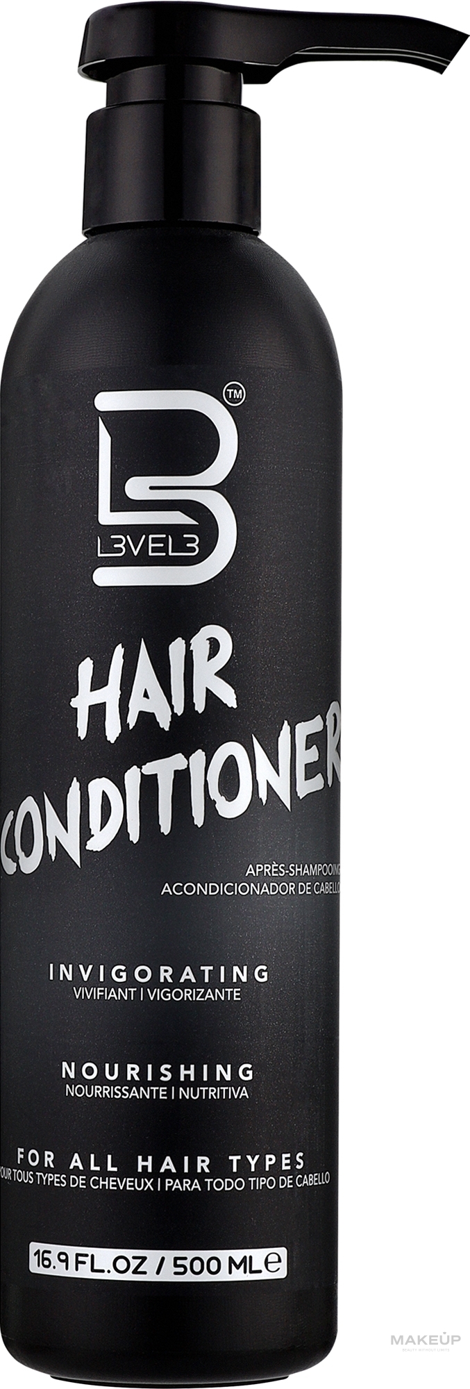 Кондиціонер для волосся живильний - Level3 Hair Conditioner Nourishing — фото 500ml