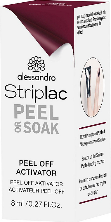 Средство для снятия гель-лака - Alessandro International Striplac Peel Or Soak Peel Off Activator — фото N2