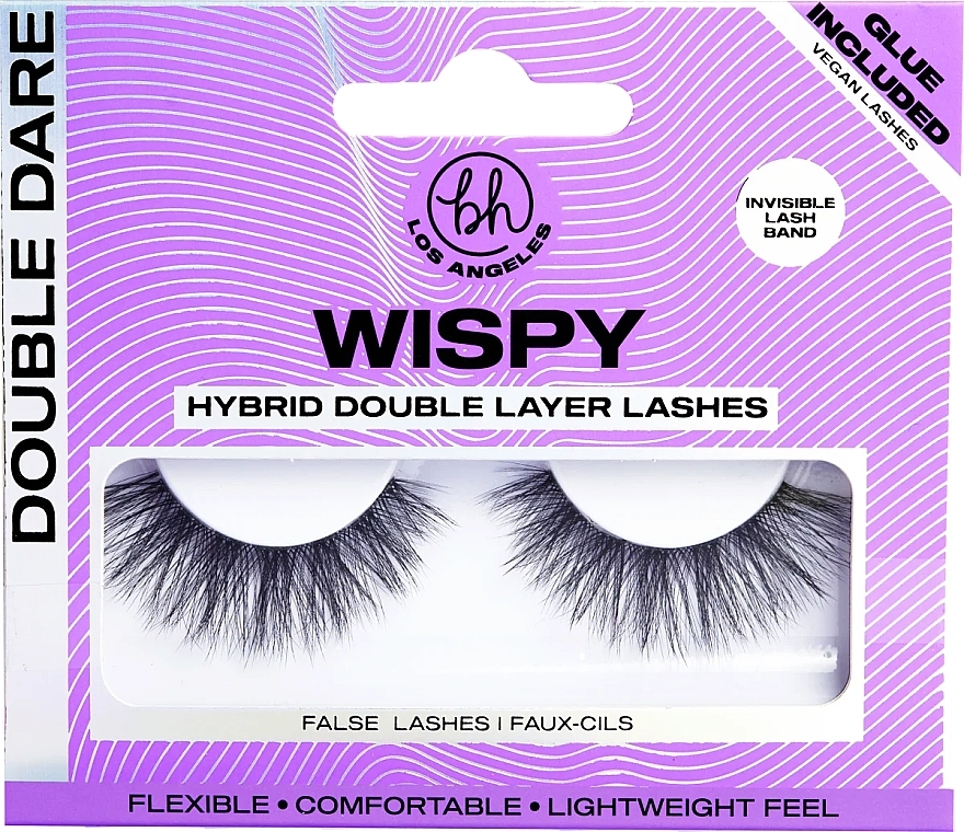 Накладні вії - BH Cosmetics Wispy Hybrid Lashes Double Dare — фото N1