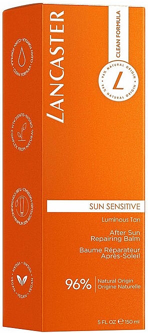 Заспокійливий бальзам після засмаги для чутливої шкіри - Lancaster After Sun Sensitive Luminous Tan — фото N2