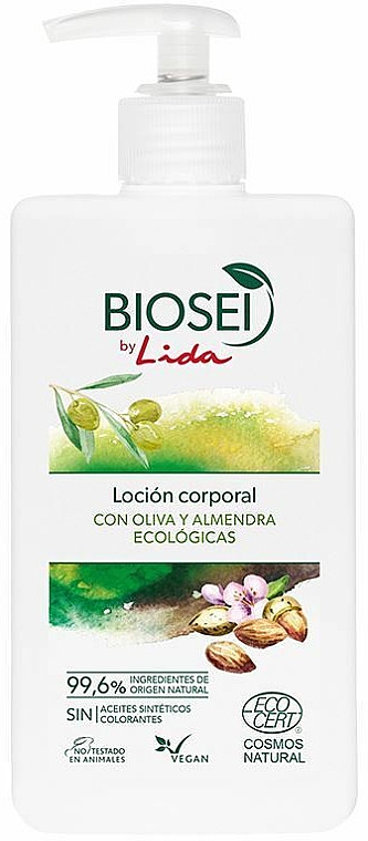 Лосьон для тела - Lida Biosei Olive And Almond Body Lotion — фото N1