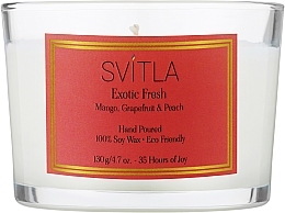 Ароматична свічка "Екзотичний фреш" - Svitla Exotic Fresh — фото N1