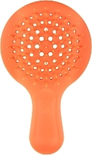 Расческа для волос, оранжевая - Janeke Superbrush Mini Silicon Line — фото N2