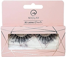 Накладні вії - Niclay 3D Lashes Dramatic — фото N1