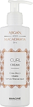 Парфумерія, косметика Моделювальний крем для укладання кучерявого волосся "Арганія та макадамія" - Biacre Argan and Macadamia Curl Cream
