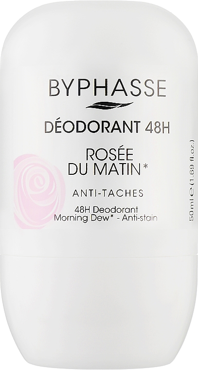 Дезодорант роликовый "Утренняя роса" - Byphasse 48h Deodorant Rosee Du Matin
