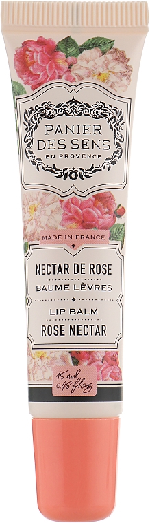 Подарочный набор "Роза" - Panier Des Sens Rose Cracker (h/cream/30ml + lip/balm/15ml) — фото N4