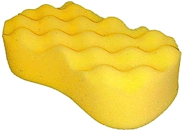 Губка для тіла масажна "Talia", жовта - Sanel Talia — фото N1
