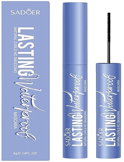 Водостойкая тушь для ресниц - Sadoer Lasting Waterproof Mascara — фото N1