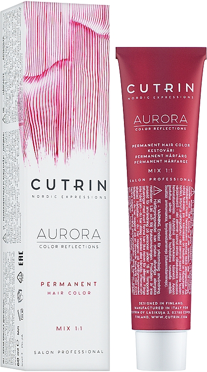 Крем-краска для волос CUTRIN Aurora Permanent Hair Color (Цвет: 11.36 Чистый Песочный блонд)