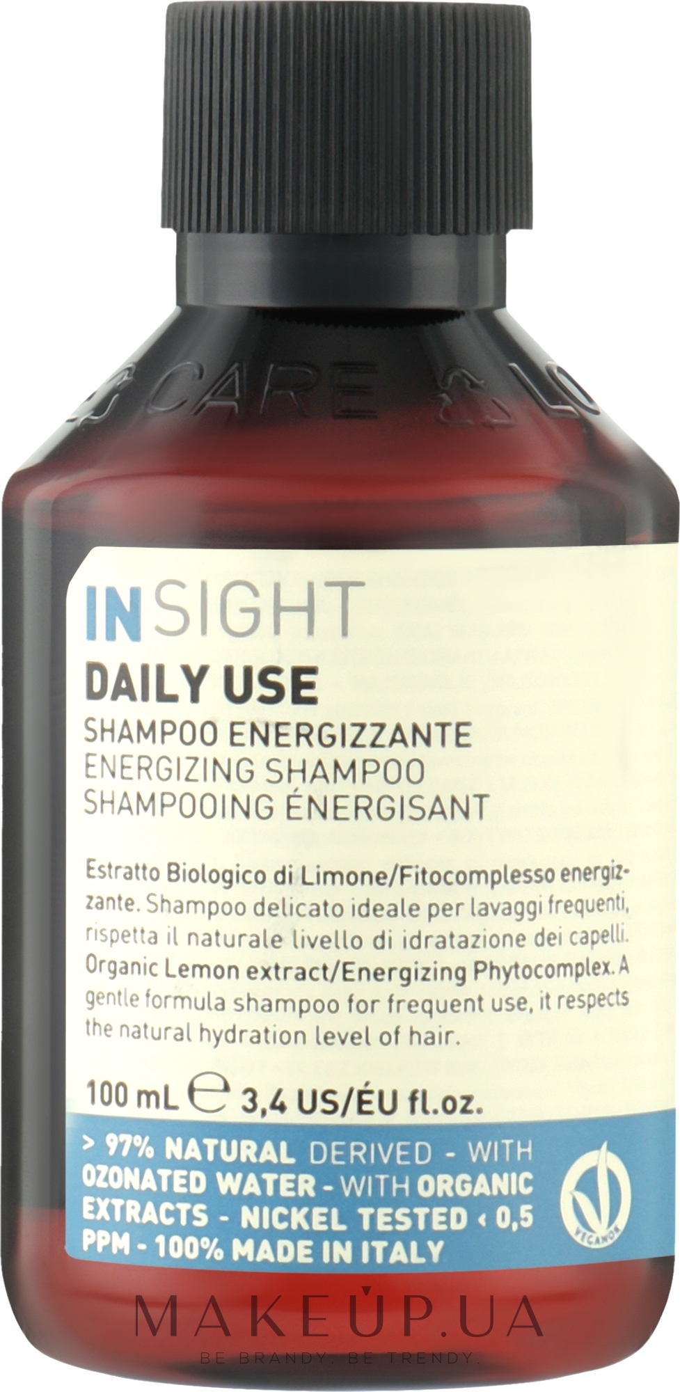 Шампунь енергетичний для щоденного застосування для волосся - Insight Energizing Shampoo — фото 100ml