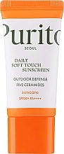 Парфумерія, косметика Сонцезахисний крем - Purito Seoul Daily Soft Touch Sunscreen SPF50+ Travel Size