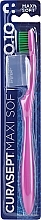 Зубная щетка "Maxi Soft 0.10" мягкая, розовая - Curaprox Curasept Toothbrush — фото N1