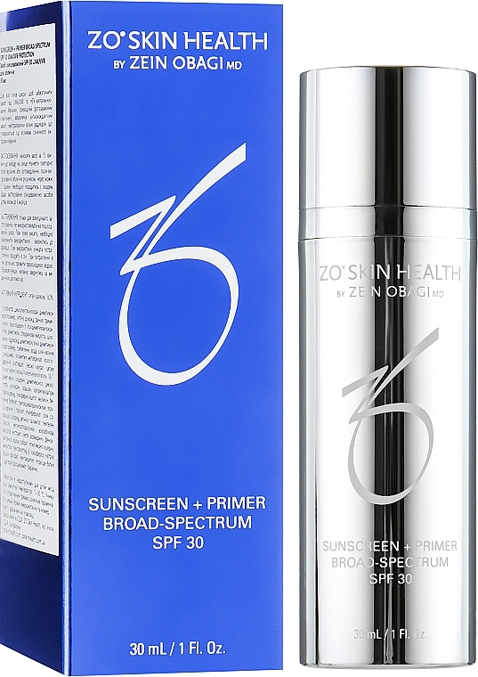 РАСПРОДАЖА Солнцезащитное средство + Основа под макияж - Zein Obagi Zo Skin Health Oclipse Sunscreen + Primer Spf 30 * — фото N1