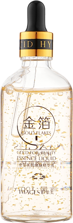 Сыворотка для лица с гиалуроновой кислотой и золотом - Images 24K Gold Flakes