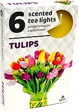 Парфумерія, косметика Чайні свічки "Тюльпани", 6 шт. - Admit Scented Tea Light Tulips
