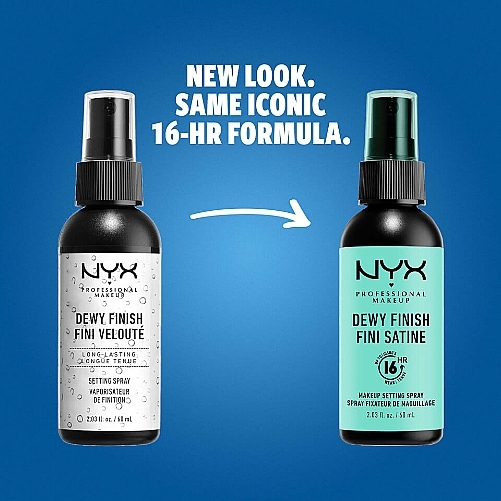 Спрей-фиксатор для макияжа с влажным финишем - NYX Professional Makeup Dewy Finish Long Lasting Setting Spray (миниатюра) — фото N3