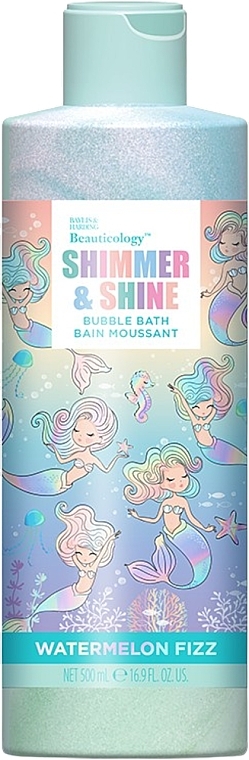 Пена для ванны - Baylis & Harding Beauticology Shimmer & Shine Watermelon Fizz Bubble Bath — фото N1