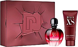 Духи, Парфюмерия, косметика Paco Rabanne Black XS Eau For Her - Набор (edp/50ml + bod/lot/75ml)