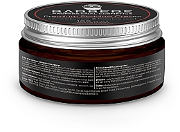 Крем для гоління із заспокійливим ефектом - Barbers Premium Shaving Cream Sandalwood-Licorice Root — фото N4