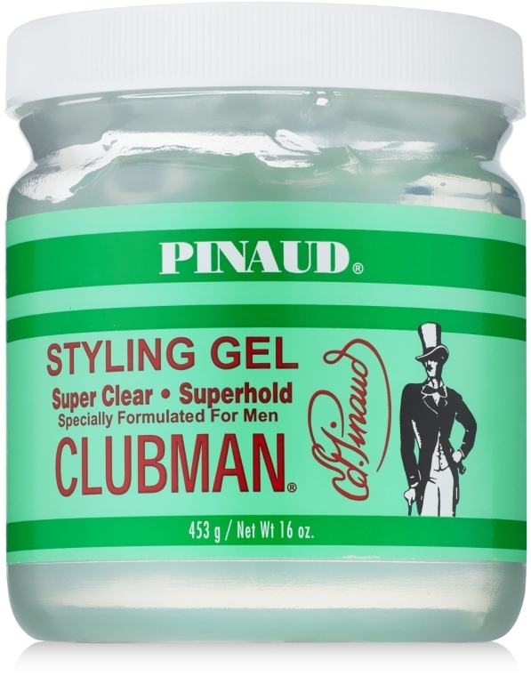 Гель для укладання волосся, екстримальна фіксація, прозорый - Clubman Pinaud Extreme Hold Styling Gel — фото N1