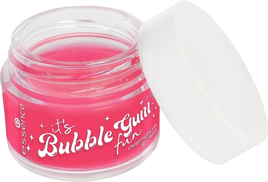 Ночная желейная маска для губ - Essence Its Bubble Gum Fun Overnight Jelly Lip Mask Gummylicious — фото N1