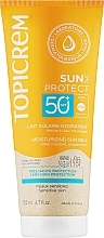 Увлажняющее солнцезащитное молочко для тела SPF50+ - Topicrem Sun Protect Moisturuzung Sun Milk — фото N2