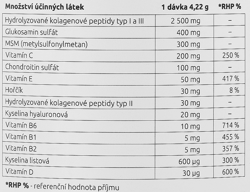 Харчова добавка "Propohyb", зі смаком малини - MujKolagen — фото N3