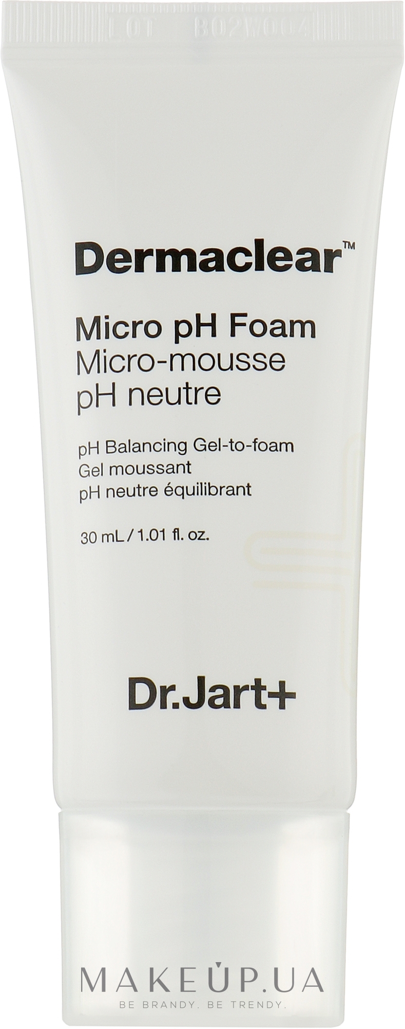 Пенка-гель для умывания - Dr. Jart+ Dermaclear Micro pH Foam (миниатюра) — фото 30ml