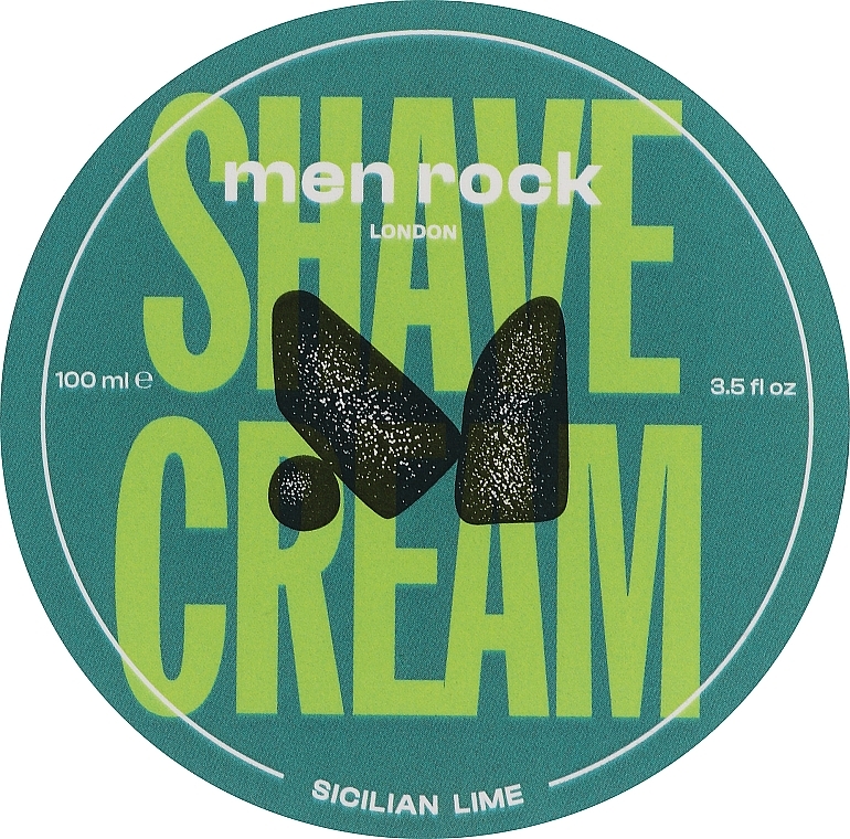 Крем для гоління - Men Rock London Sicilian Lime Shave Cream — фото N1