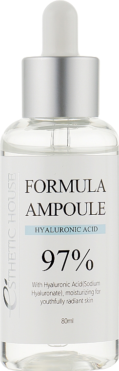 Зволожувальна сироватка для обличчя з гіалуроновою кислотою - Esthetic House Formula Ampoule Hyaluronic Acid — фото N1