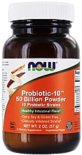 Пробиотик-10, 50 миллиардов, порошок - Now Foods Probiotic-10, 50 Billion Powder — фото N1