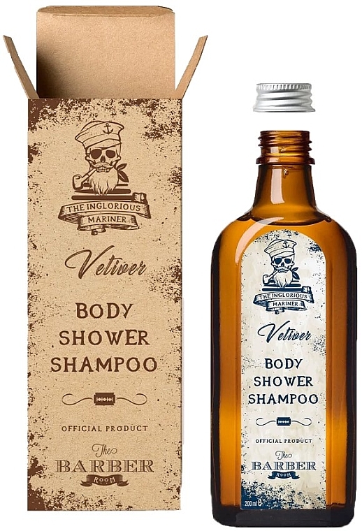 Восстанавливающий шампунь-гель для душа - The Inglorious Mariner Vetiver Body Shower Shampoo — фото N2