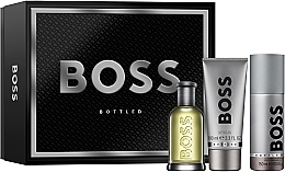 BOSS Bottled - Набір (edt/100ml + sh/gel/100ml + deo/spray/150ml) — фото N2