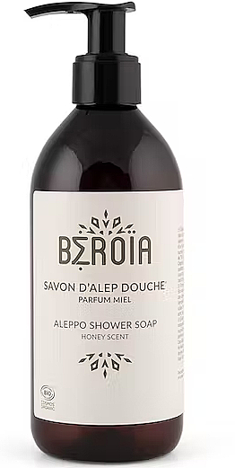 Жидкое мыло с ароматом меда - Beroia Aleppo Soap Liquid Honey Scented — фото N1