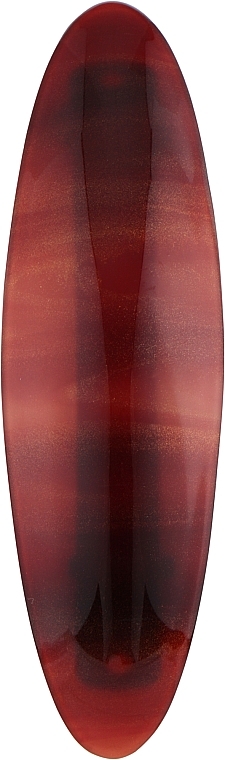 Заколка автоматическая пластиковая прямоугольная, Pf-205, бордовая - Puffic Fashion — фото N1