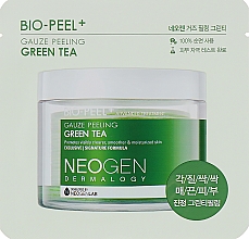 Пілінгові диски з зеленим чаєм - Neogen Dermalogy Bio Peel Gauze Peeling Green Tea — фото N2