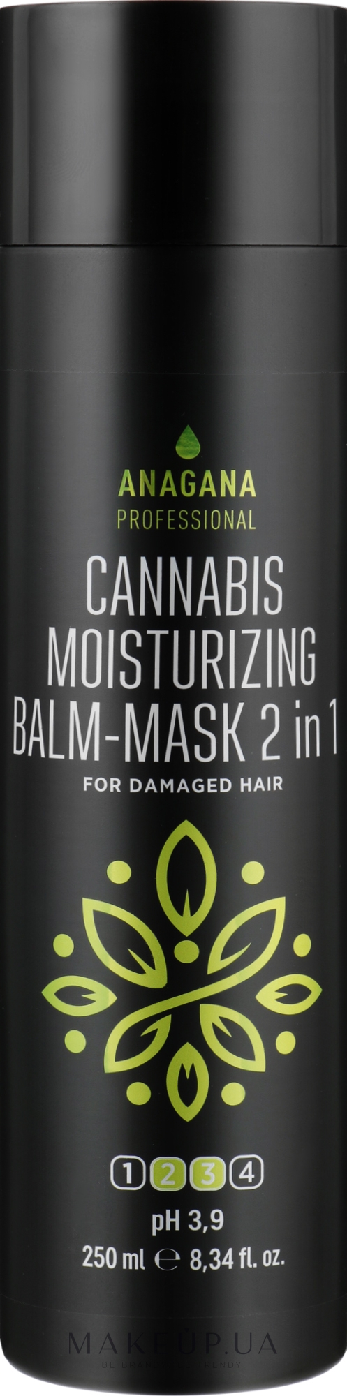Увлажняющая бальзам-маска с маслом каннабиса - Anagana Professional Cannabis Moisturizing Balm-Mask — фото 250ml