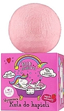 Парфумерія, косметика Пінлива бомочка для ванни - Nickelodeon Little Unicorn Bath Bomb Raspberry