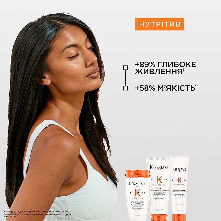 Набор продуктов дорожного формата для питания сухих волос - Kerastase Nutritive Discovery Set (shmp/80ml + h/fondant/75ml + h/milk/50ml) — фото N5