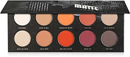 Духи, Парфюмерия, косметика Палетка теней для глаз - Zoeva Matte Eyeshadow Palette